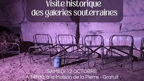 Visite historique des galeries souterraines